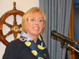 Die AsF- und Stadtverbandsvorsitzende Sabine Zeidler erinnerte an Marie Juchacz.